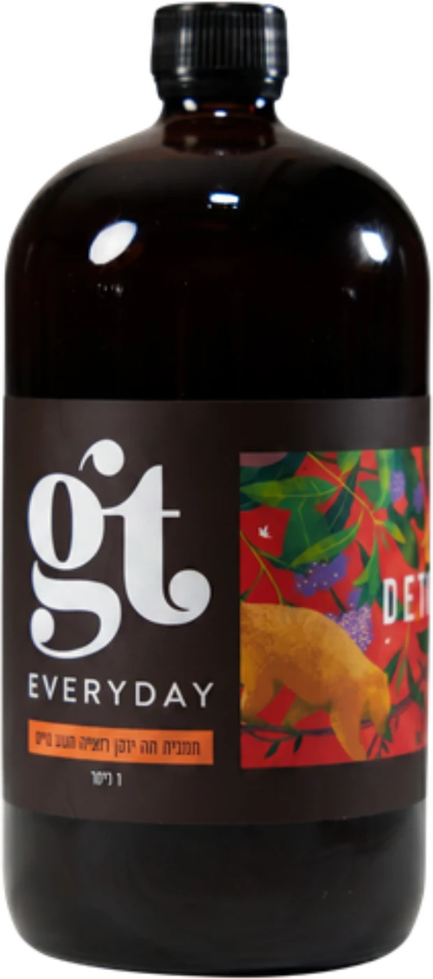 בקבוק תמצית Detox של GT, ליטר