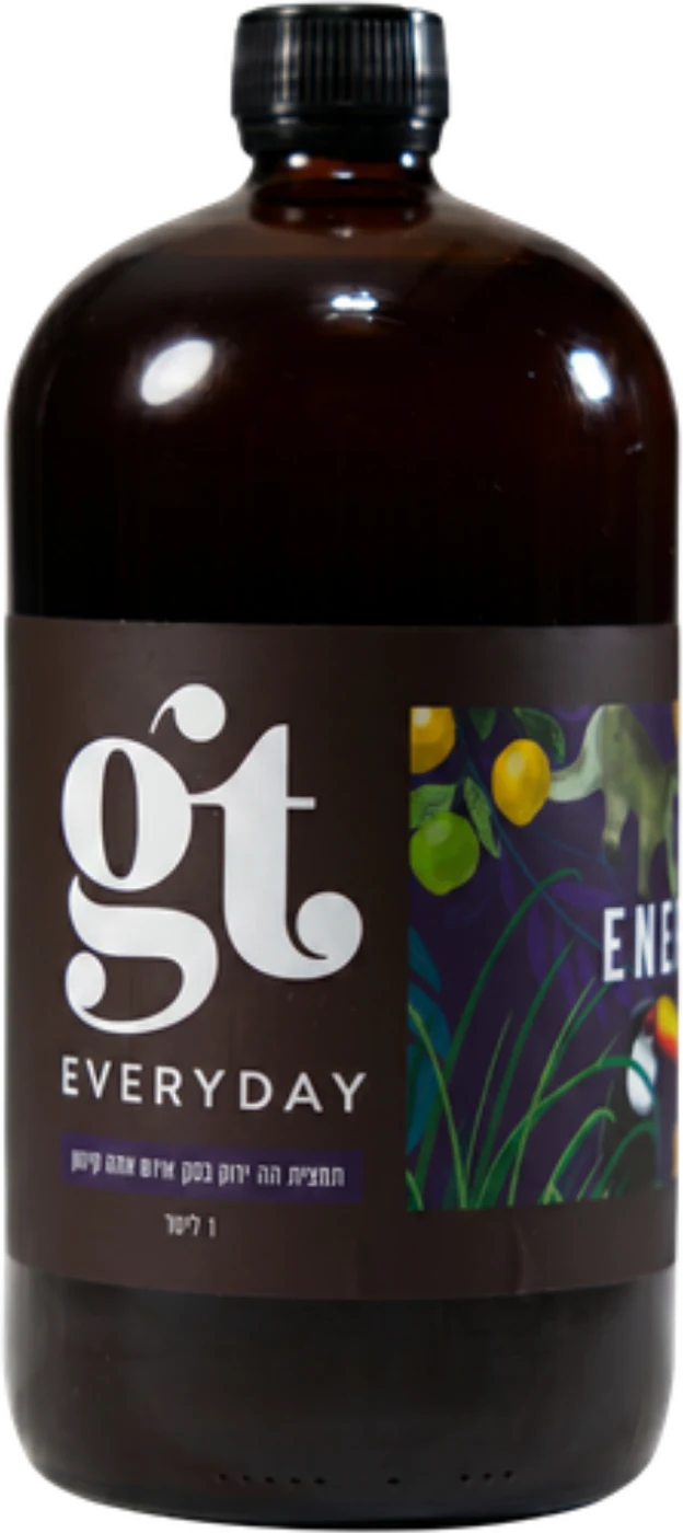 בקבוק תמצית Energy של GT, ליטר
